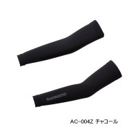 （26年3月新商品） シマノ アームカバー AC-004Z チャコール Mサイズ （3月発売予定／ご予約受付中）