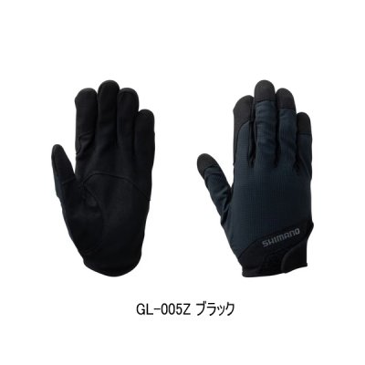 画像1: （26年3月新商品） シマノ 01 ロックショア グローブ GL-005Z ブラック XLサイズ （3月発売予定／ご予約受付中）