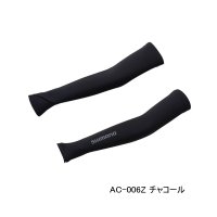 （26年3月新商品） シマノ アームカバー フィンガースリット付 AC-006Z チャコール Mサイズ （3月発売予定／ご予約受付中）