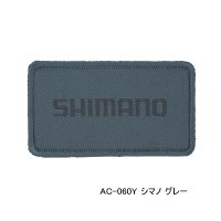 （26年3月新商品） シマノ ワッペン AC-060Y シマノ グレー （3月発売予定／ご予約受付中）
