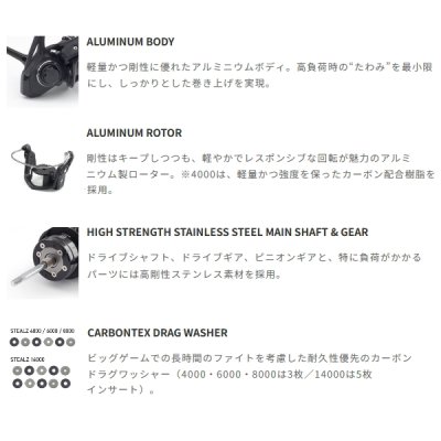 画像2: （26年5月新商品） テイルウォーク（tail walk） ステルス 4000 （5月発売予定／ご予約受付中） （小型商品）