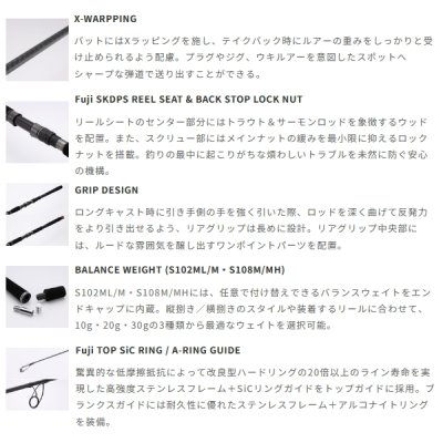 画像2: （26年4月新商品） テイルウォーク（tail walk） ケイソン シーブローズ S114H （仕舞寸法 140.5cm） （保証書付き） （4月発売予定／ご予約受付中） （大型1・代引と離島不可）