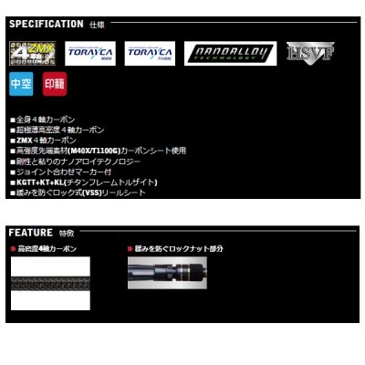 画像2: （26年2月新商品） 宇崎日新 レスター ボトム スナイパー HR 8.0 （仕舞寸法 125cm） （保証書付き）