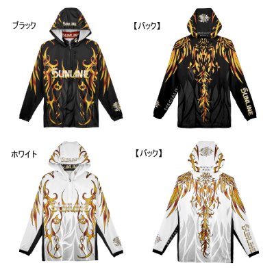 画像2: （26年5月新商品） サンライン プロドライ ロングフーディー SUW-04602CW ブラック 3Lサイズ （5月発売予定／ご予約受付中）