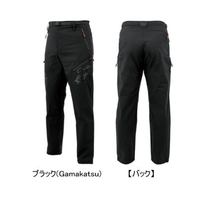 画像1: （26年5月新商品） がまかつ ストレッチフィッシングパンツ GM-3820 ブラック（がまかつ） Lサイズ （5月発売予定／ご予約受付中）