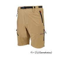 （26年5月新商品） がまかつ サマードライショートパンツ GM-3822 ベージュ（がまかつ） 3Lサイズ （5月発売予定／ご予約受付中）