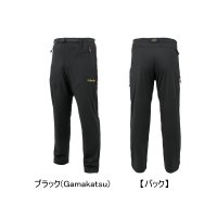 （26年5月新商品） がまかつ サマードライパンツ GM-3821 ブラック（がまかつ） 3Lサイズ （5月発売予定／ご予約受付中）