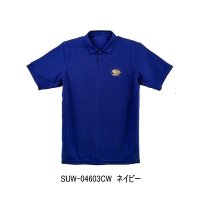 （26年3月新商品） サンライン 獅子プレミアムドライポロシャツ SUW-04603CW ネイビー 3Lサイズ