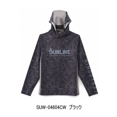 画像1: （26年4月新商品） サンライン BUG OFF クイックドライフーディー SUW-04604CW ブラック Mサイズ （4月発売予定／ご予約受付中）