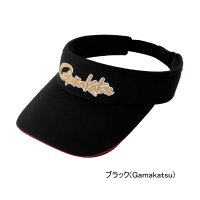 （26年2月新商品） がまかつ ベーシックサンバイザー GM-9128 ブラック（がまかつ） フリーサイズ