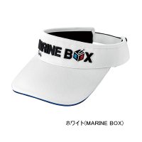 （26年2月新商品） がまかつ ベーシックサンバイザー GM-9128 ホワイト（マリンボックス） フリーサイズ