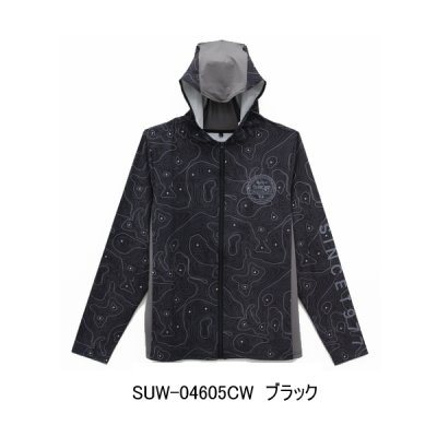 画像1: （26年4月新商品） サンライン BUG OFF クイックドライフルジップパーカー SUW-04605CW ブラック Lサイズ （4月発売予定／ご予約受付中）