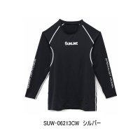（26年4月新商品） サンライン クイックドライアンダーロングシャツ SUW-06213CW シルバー 3Lサイズ （4月発売予定／ご予約受付中）