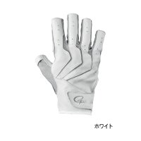（26年2月新商品） がまかつ へら用グローブ（片手） GM-7307 ホワイト （左） LLサイズ
