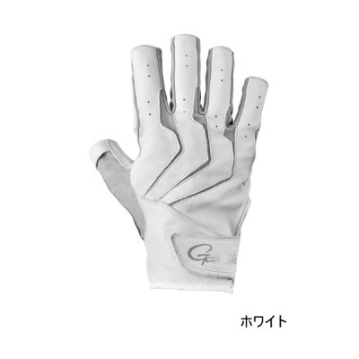 画像1: （26年2月新商品） がまかつ へら用グローブ（片手） GM-7307 ホワイト （左） Lサイズ