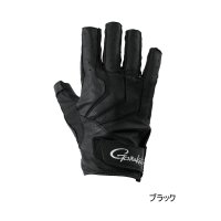 （26年2月新商品） がまかつ へら用グローブ（片手） GM-7307 ブラック （左） LLサイズ