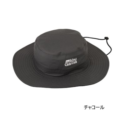 画像1: （26年4月新商品） アブガルシア 3レイヤー ナイロンレインハット チャコール フリーサイズ （返品不可）