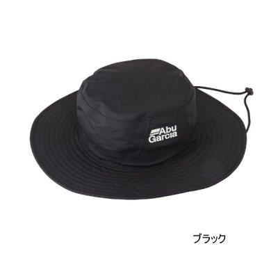 画像1: （26年4月新商品） アブガルシア 3レイヤー ナイロンレインハット ブラック フリーサイズ （返品不可）