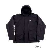 （26年2月新商品） アブガルシア 3レイヤー フィッシングシェルパーカー ブラック XLサイズ （返品不可）