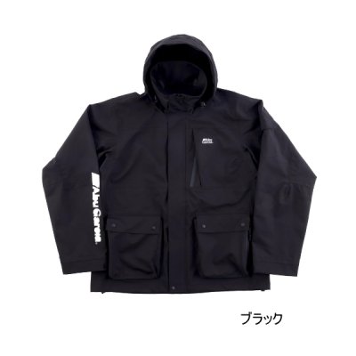 画像1: （26年2月新商品） アブガルシア 3レイヤー フィッシングシェルパーカー ブラック Mサイズ （返品不可）
