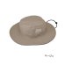 画像1: （26年4月新商品） アブガルシア 3レイヤー ナイロンレインハット ベージュ フリーサイズ （返品不可） (1)