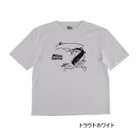 （26年4月新商品） アブガルシア トラウト グラフィックT ホワイト XLサイズ （返品不可）