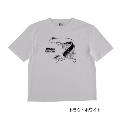 画像1: （26年4月新商品） アブガルシア トラウト グラフィックT ホワイト XLサイズ （返品不可）