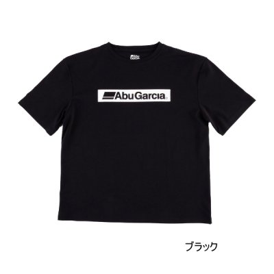 画像1: （26年4月新商品） アブガルシア スタンダード ST ロゴT ブラック Lサイズ （返品不可）