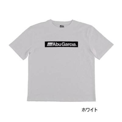 画像1: （26年4月新商品） アブガルシア スタンダード ST ロゴT ホワイト Mサイズ （返品不可）