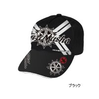 （26年5月新商品） 釣武者 アーミエンブレムキャップ II ブラック フリーサイズ （5月発売予定／ご予約受付中）