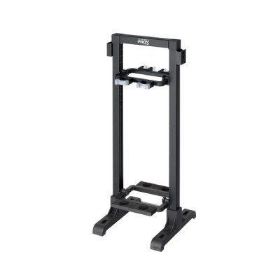 画像1: （26年2月新商品） PROX フォールディングスリムロッドスタンド PX166HMK マットブラック 4本用／ハイタイプ