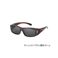 （26年2月新商品） PROX 偏光オーバーグラス PX919GBR グレー／ブラウン(艶有)