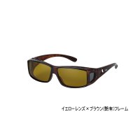 （26年2月新商品） PROX 偏光オーバーグラス PX919YBR イエロー／ブラウン(艶有)