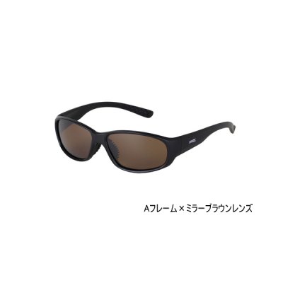 画像1: （26年2月新商品） PROX 偏光グラス PX932ABRK ミラーブラウン／Aブラック(艶消)