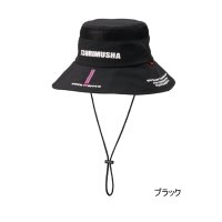 （26年5月新商品） 釣武者 バケットハット ブラック フリーサイズ