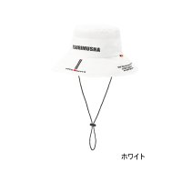 （26年5月新商品） 釣武者 バケットハット ホワイト フリーサイズ