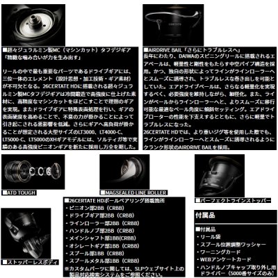 画像4: （26年2月新商品） ダイワ 26 セルテート HD LT3000-XH （小型商品）