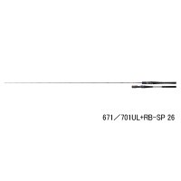 （26年2月新商品） ダイワ ハートランド リベラリスト 671／701L+RB-SP 26 （仕舞寸法 169cm） （保証書付き） （大型1/代引と離島不可）