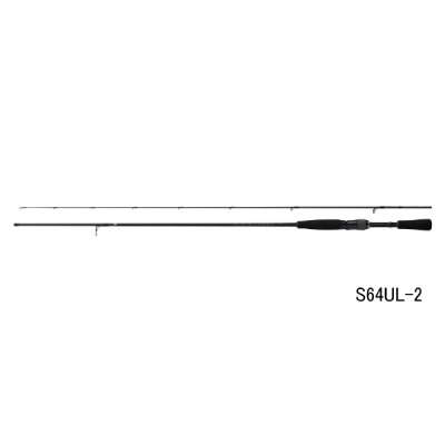 画像1: （26年2月新商品） ダイワ ブラックレーベル S64UL-2 （仕舞寸法 100cm） （保証書付き）