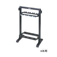（26年5月新商品） PROX フォールディングスリムロッドスタンド PX166H8MK 8本用／ハイタイプ マットブラック