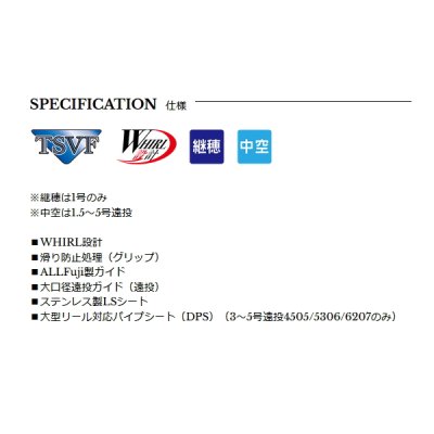 画像2: （26年7月新商品） 宇崎日新 ジャパン メイド ベルノ イソ 3604 2.5号遠投 3.55m （仕舞寸法 107cm） （7月発売予定／ご予約受付中）