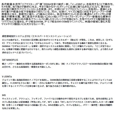 画像2: （26年4月新商品） ダイワ 遡 エアマスター 95M （仕舞寸法 127cm） （保証書付き）