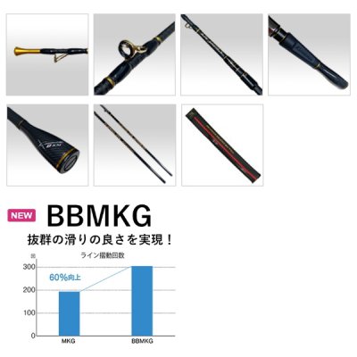 画像2: （26年7月新商品） 黒鯛工房 カセ筏師 THE アスリート KM ジャパン BB4 ゼロゼロ 195／225 （仕舞寸法 144.0cm） （保証書付き） （7月発売予定／ご予約受付中） （大型1・代引と離島不可）