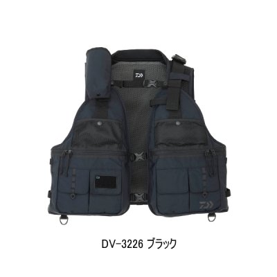 画像1: （26年1月新商品） ダイワ ネイティブクリークベスト DV-3226 ブラック フリーサイズ