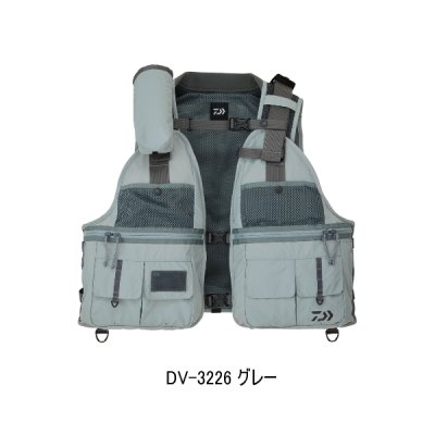 画像1: （26年1月新商品） ダイワ ネイティブクリークベスト DV-3226 グレー フリーサイズ