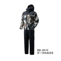 （26年9月新商品） シマノ ベーシックインサレーション レインスーツ 01 RB-057X ダークHUNカモ 3XLサイズ （9月発売予定／ご予約受付中）