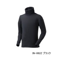 （26年9月新商品） シマノ ドライインナー サーモネックシャツ IN-062Z ブラック 3XLサイズ （9月発売予定／ご予約受付中）