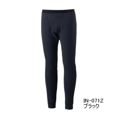 画像1: （26年9月新商品） シマノ ドライインナータイツ 二重極厚 IN-071Z ブラック Mサイズ （9月発売予定／ご予約受付中）