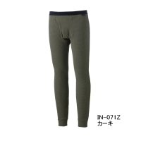 （26年9月新商品） シマノ ドライインナータイツ 二重極厚 IN-071Z カーキ 2XLサイズ （9月発売予定／ご予約受付中）