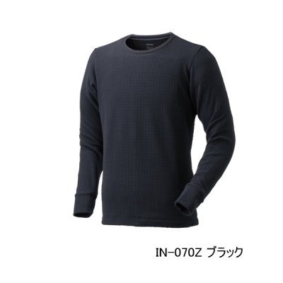 画像1: （26年9月新商品） シマノ ドライインナーシャツ 二重極厚 IN-070Z ブラック Lサイズ （9月発売予定／ご予約受付中）